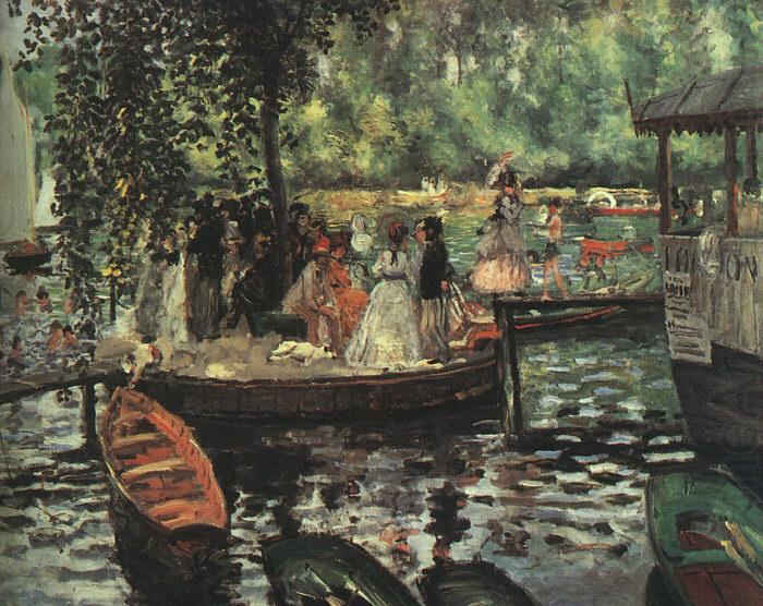 Pierre Renoir La Grenouillere china oil painting image